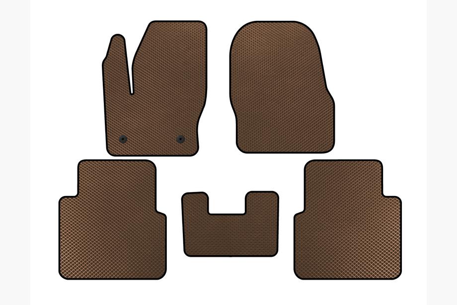 Ford Connect 2014-2021 EVA Floor Mats (Brown) Image