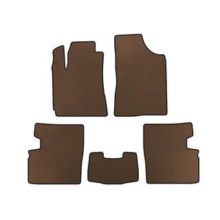 EVA Floor Mats (2009-2014, HB, 5-Door, Brown) Geely Emgrand EC7 2009-
