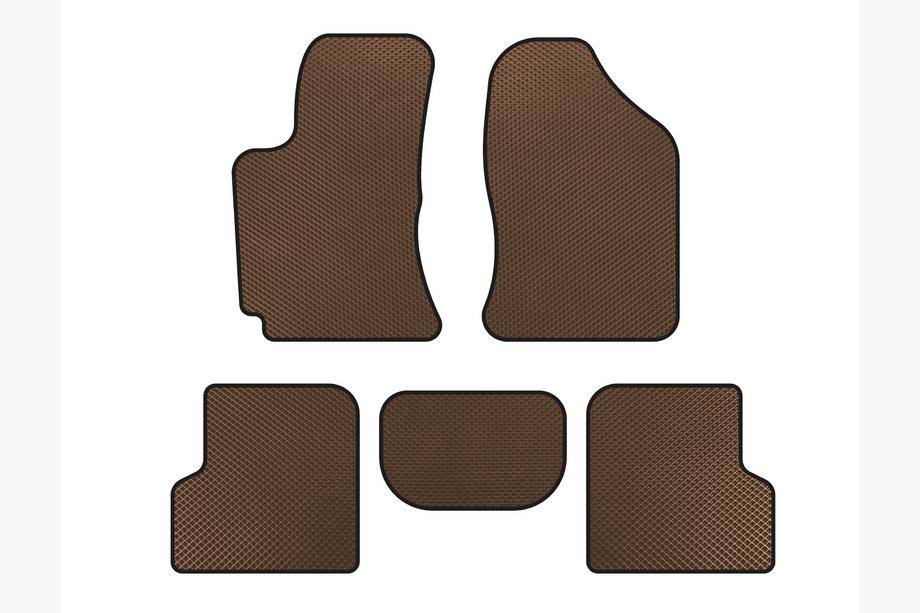 Geely SL 2011- EVA Floor Mats (Brown) Image