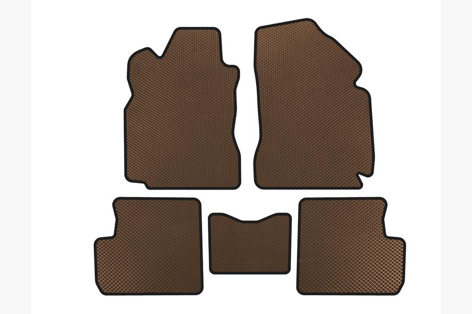 GreatWall Haval M4 2012-2021 EVA Floor Mats (Brown) Image