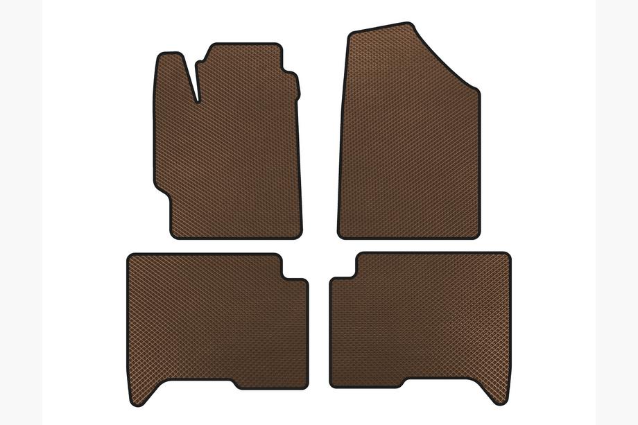 Great Wall Voleex C30 2010-2016 EVA Floor Mats (SD, Brown) Image