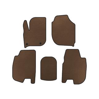 EVA Floor Mats (HB, Brown) Honda FIT/Jazz 2014–2020