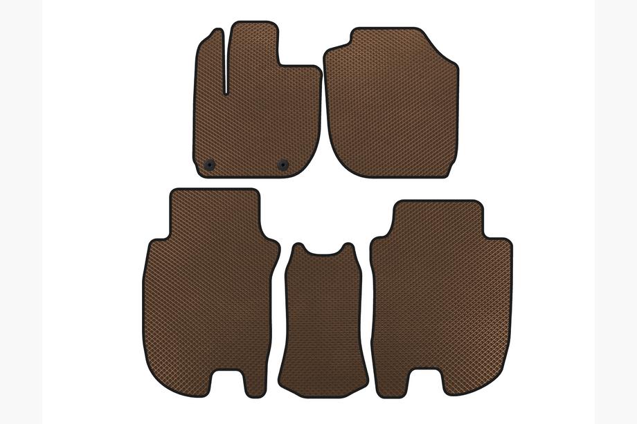 Honda HR-V 2014-2021 EVA Floor Mats (Brown) Image