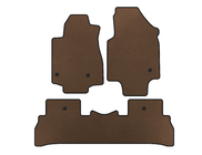 Honda Pilot 2008-2015 EVA Floor Mats (2008-2012, 7-Seater, Brown) photo 1