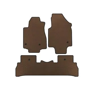 EVA Floor Mats (2008-2012, 7-Seater, Brown)