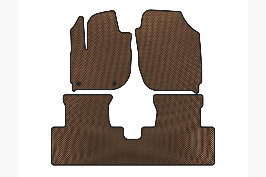 Honda X-NV/Ciimo X-NV 2019- EVA Floor Mats (Electric, Brown) Image