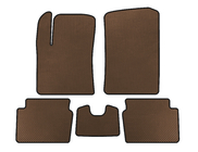 Hyundai I-10 2008-2013 EVA Floor Mats (HB, Brown) photo 1