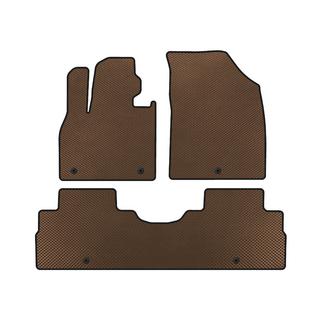 EVA Floor Mats (2 Rows, 8-Seater, Brown)