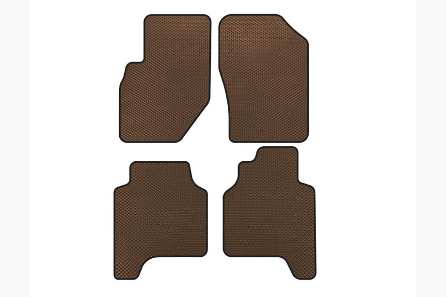 Hyundai Terracan 2001-2007 EVA Floor Mats (Brown) Image