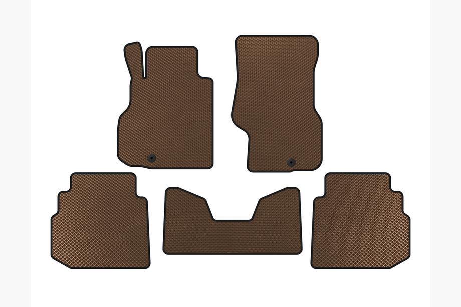 Infinity M35/37/45 2003-2014 EVA Floor Mats (For M35/45, Brown) Image