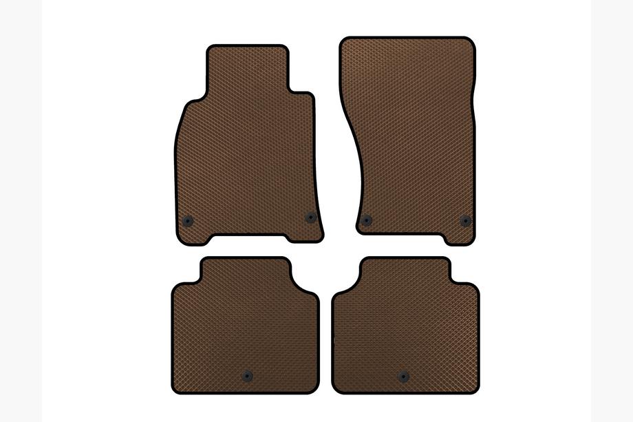Infinity M35/37/45 2003-2014 EVA Floor Mats (For M37, Brown) Image