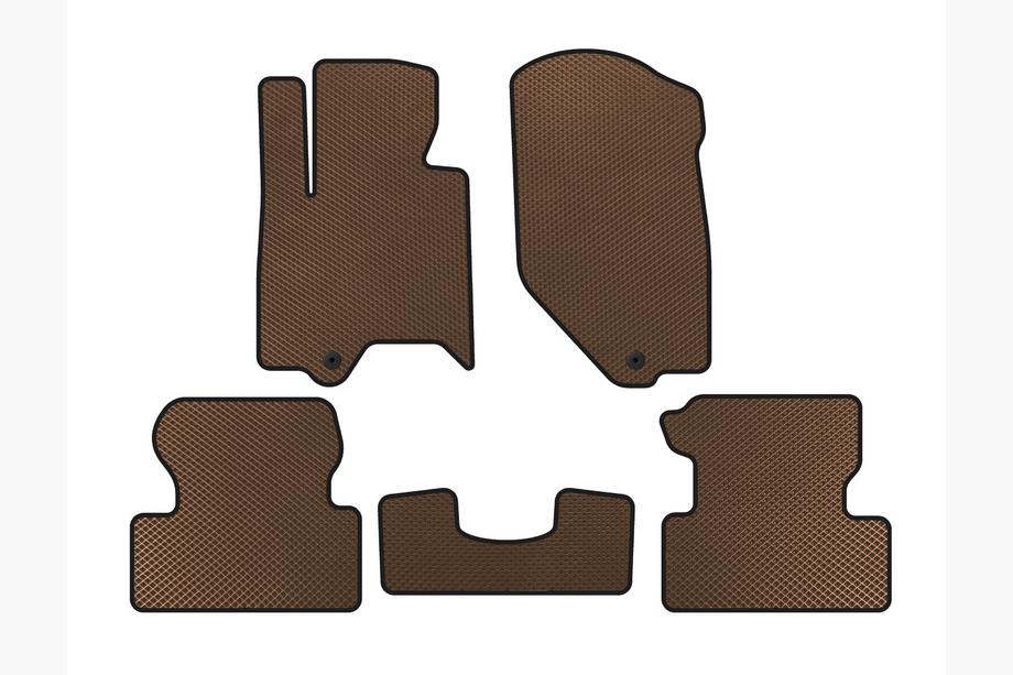 Infiniti QX50 2007-2013 EVA Floor Mats (Brown) Image