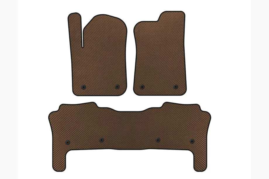 Infiniti QX56 2010-2013 EVA Floor Mats (Brown) Image