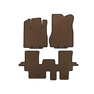 EVA Floor Mats (2 Rows, Brown)