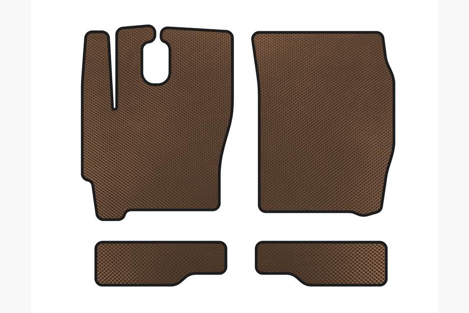 Iveco Eurocargo 2002-2008 EVA Floor Mats (Brown) Image