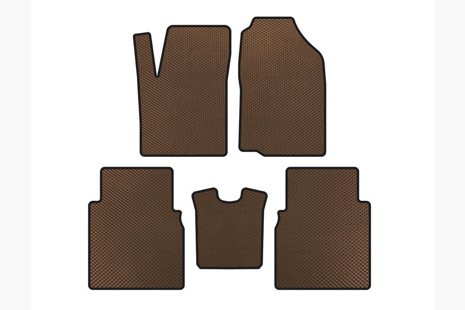 JAC J6 2011-2019 EVA Floor Mats (Brown) Image