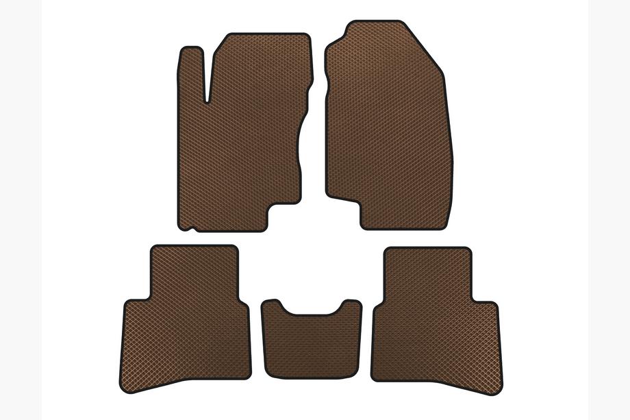 JAC S3 2014- EVA Floor Mats (Brown) Image