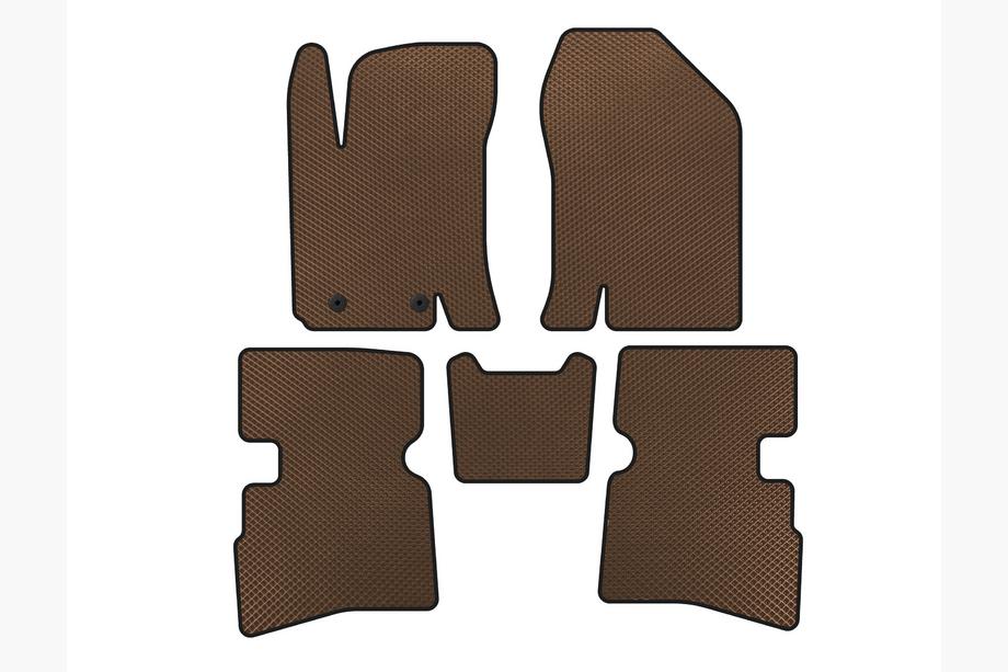 JAC S4 2018- EVA Floor Mats (Brown) Image