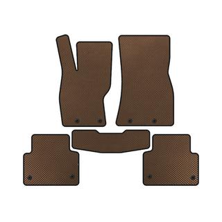 EVA Floor Mats (2011-2016, SD, Brown) Jaguar XF 2009-2016