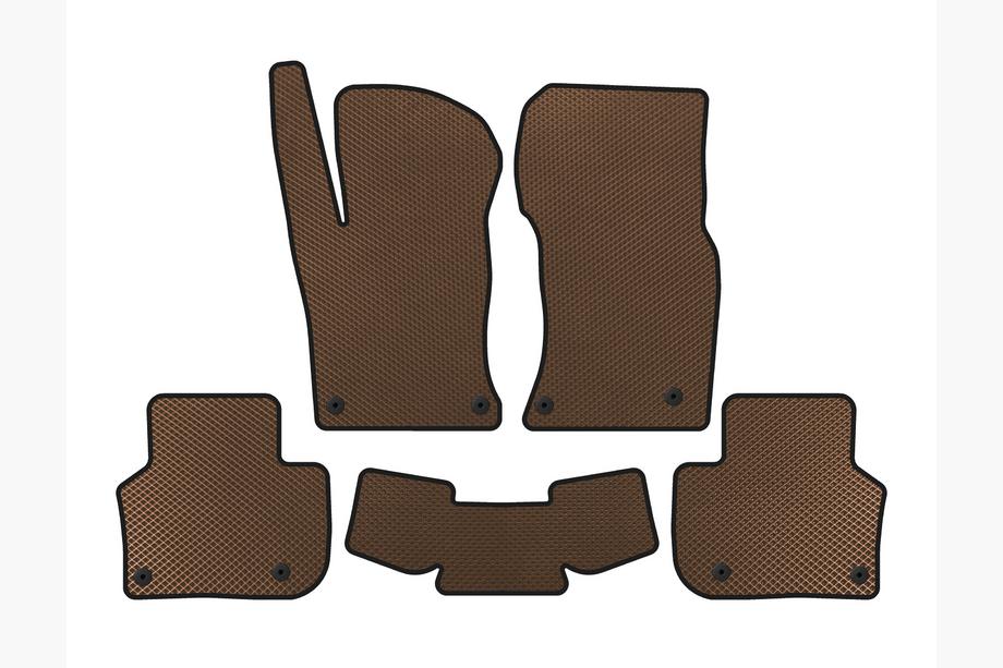 Jaguar XF 2016- EVA Floor Mats (Brown) Image