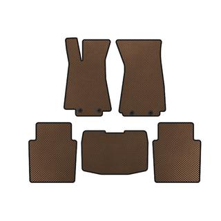 EVA Floor Mats (SD, Brown) Jaguar XJ 2003-2009