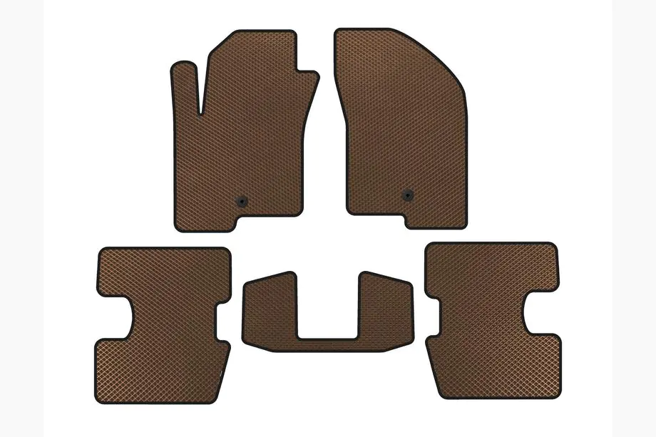 Jeep Patriot 2007-2016 EVA Floor Mats (Brown) Image