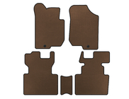 Kia Carens 1999-2012 EVA Floor Mats (2006-2012, 2 Rows, 7-Seater, Brown) photo 1