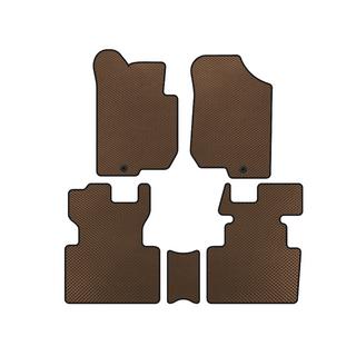 EVA Floor Mats (2006-2012, 2 Rows, 7-Seater, Brown)