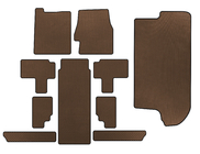Kia Carnival 2002-2013 EVA Floor Mats (full interior, Brown) photo 1