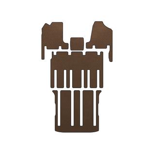 EVA Floor Mats (3 Rows, Brown)