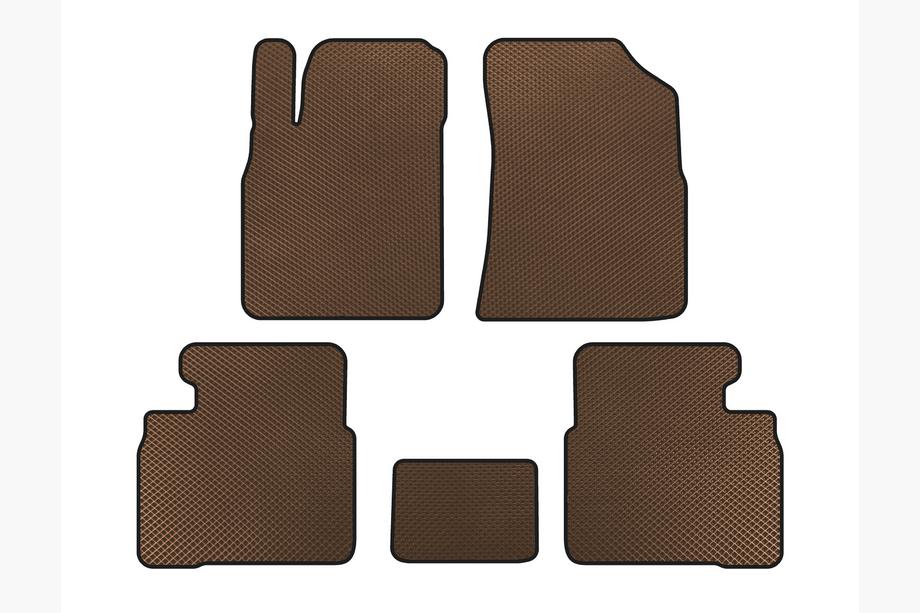 Kia Magentis 2000-2005 EVA Floor Mats (Brown) Image