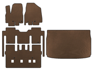 Kia Sedona 2014-2020 EVA Floor Mats (full interior, 8-seater, Brown) photo 1