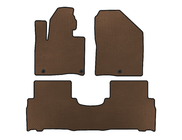 Kia Sorento III UM 2014-2020 EVA Floor Mats (2014-2018, 5-Seater, Brown) photo 1