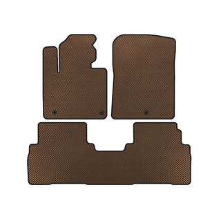 EVA Floor Mats (7-Seater, Brown) Kia Sorento III UM 2014-2020