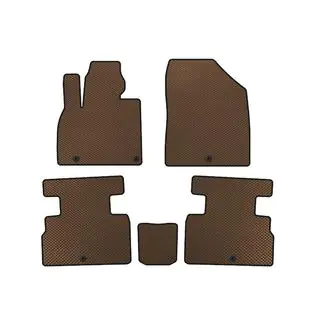 EVA Floor Mats (2 Rows, 7-Seater, Brown)
