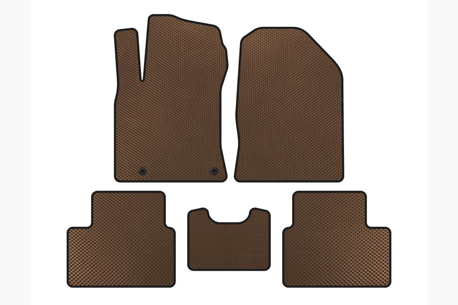 Kia Cerato 4 2019- EVA Floor Mats (Brown) Image