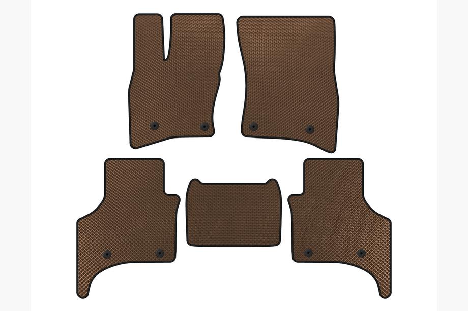 Land Rover Defender 2019- EVA Floor Mats (5-Door, Brown) Image