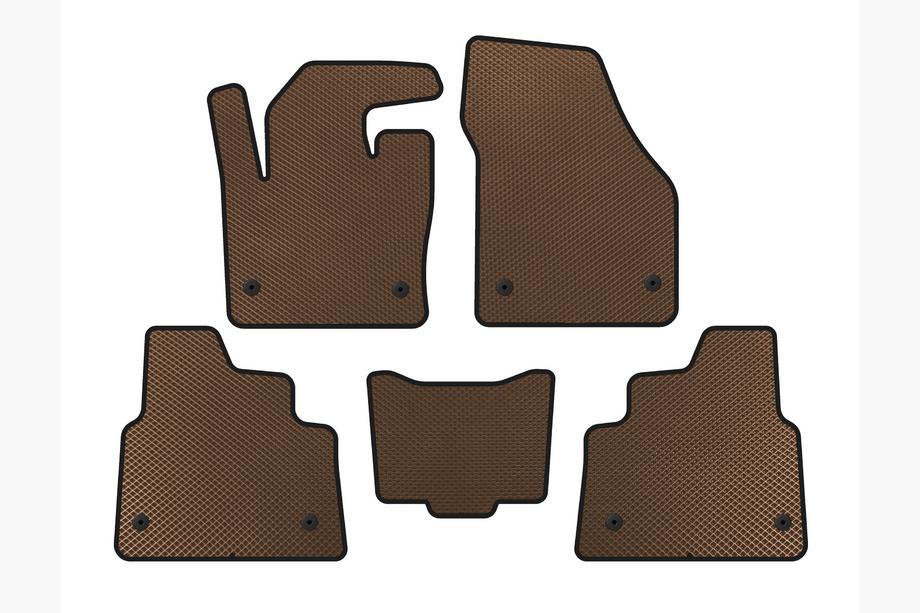 Land Rover Discovery Sport 2014- EVA floor mats (2019-, Brown) Image