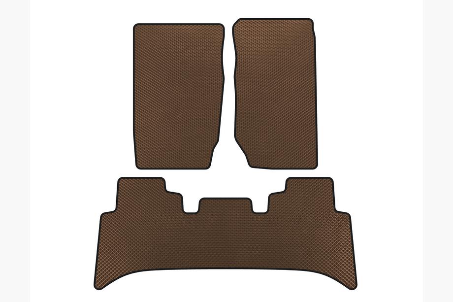Range Rover II P38A 1997-2002 EVA Floor Mats (Brown) Image