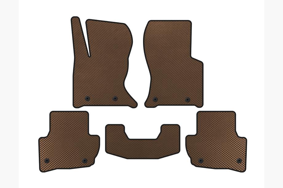 Range Rover Velar 2017- EVA Floor Mats (Brown) Image