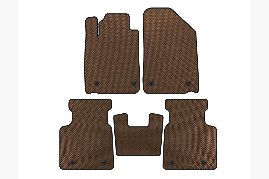 Lexus ES 2001-2006 EVA Floor Mats (Brown) Image
