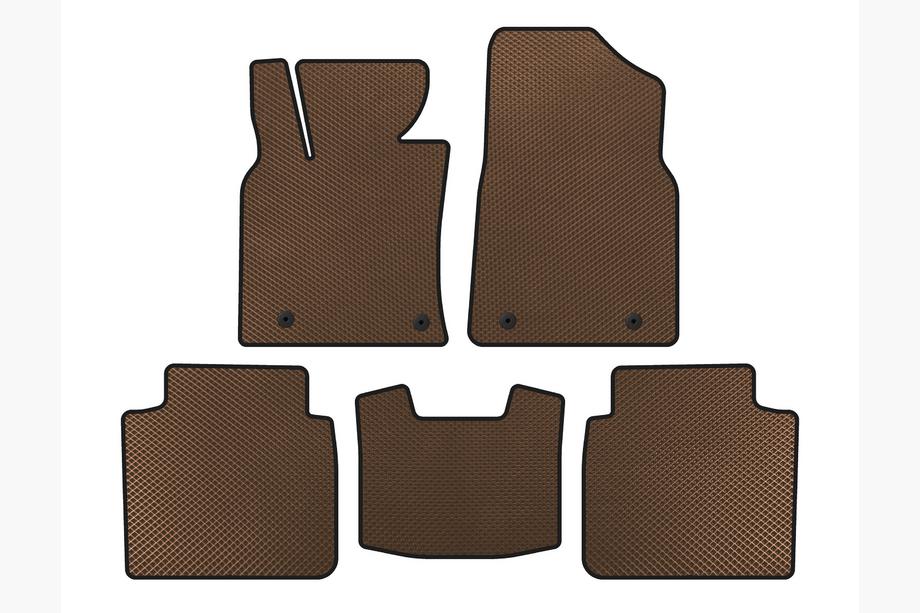 Lexus ES 2018- EVA Floor Mats (SD, Brown) Image