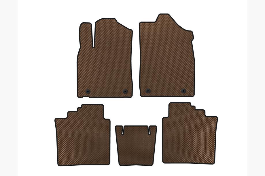 Lexus ES 2012-2018 EVA Floor Mats (Brown) Image