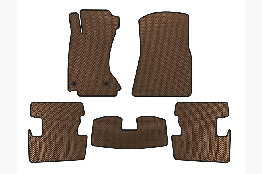 Lexus IS 2005-2013 EVA floor mats (AWD, Brown) Image