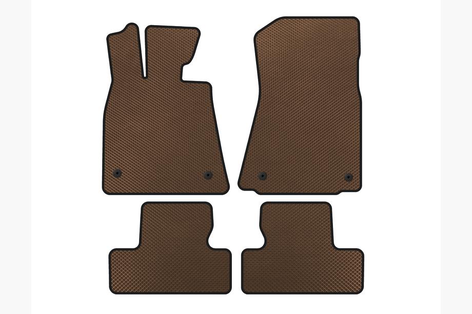 Lexus RC 200t 2014- EVA Floor Mats (Coupe, Brown) Image