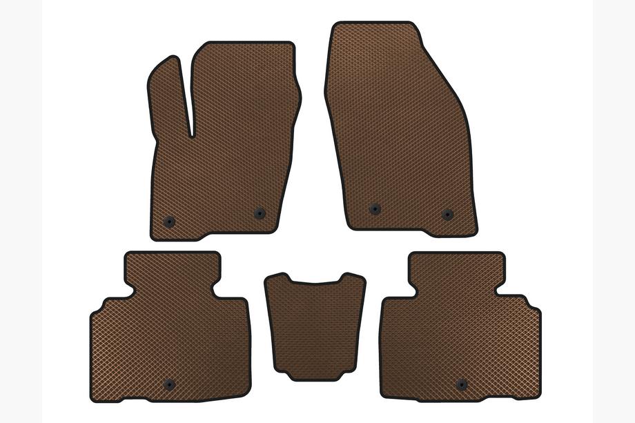 Lincoln MKX 2015- EVA Floor Mats (Brown) Image