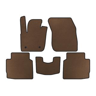 EVA Floor Mats (2016-2020, SD, Brown) Lincoln MKZ 2012-2020