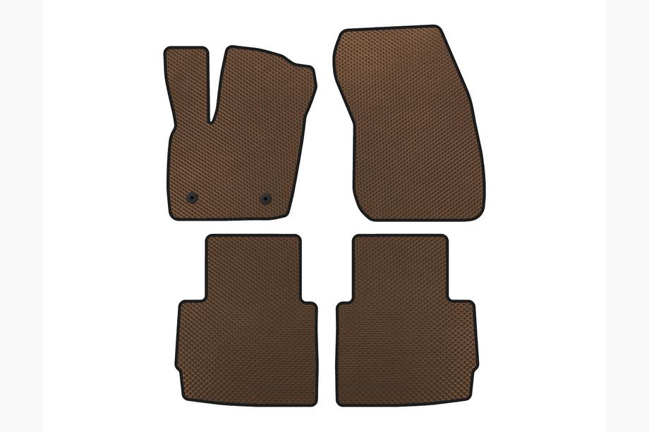Lincoln MKZ 2012-2020 EVA Floor Mats (Brown) Image