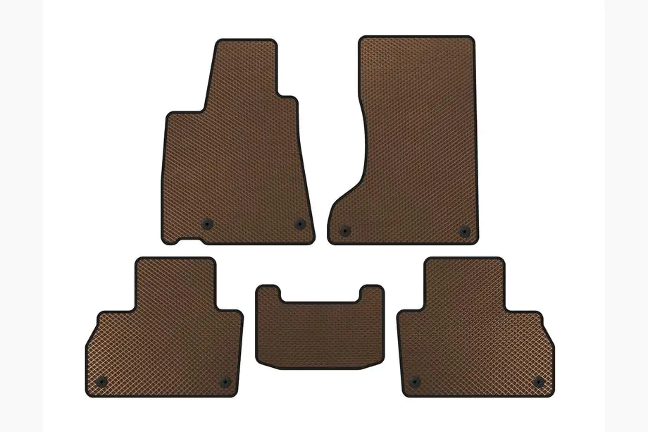 Maserati Levante 2016- EVA Floor Mats (Brown) Image
