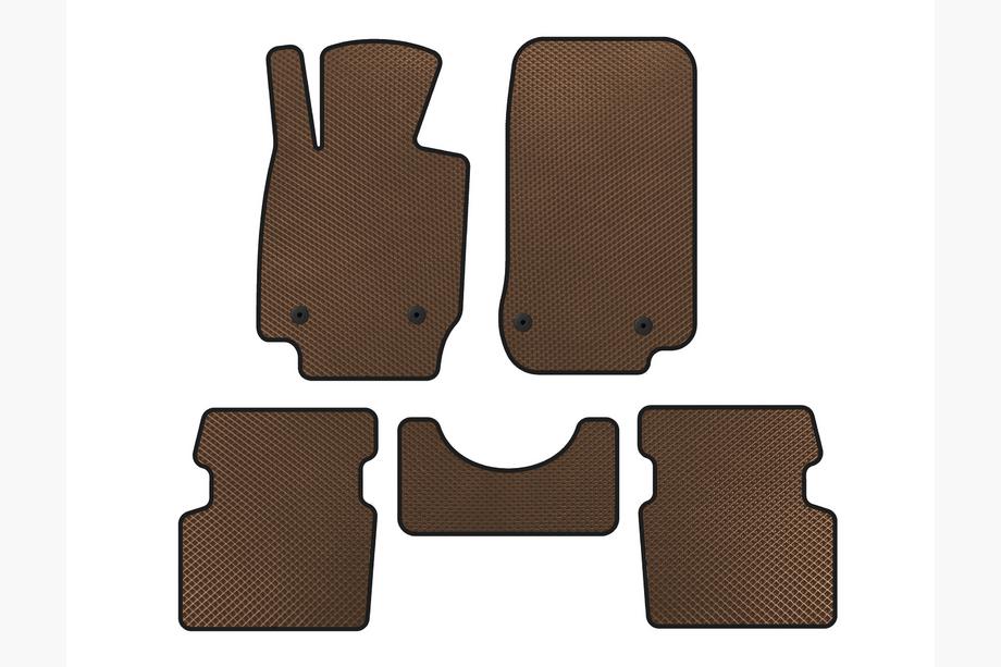 Mazda CX-3 2015- EVA Floor Mats (2015-2018, AWD, Brown) Image